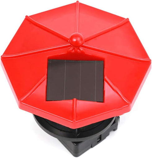 WDFS 11x10.5 cm, Lighthouse, Solar Powered LED Rotating, Waterproof, Outdoor Decorative Light for Garden, Yard, Patio