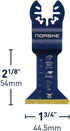 Norske Tools NOTP208 1-3/4 inch Wood & Metal Flush Cut Titanium Oscillating Multi Tool Accessory Blade