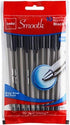 CELLO SMOOTH STICK PEN, BLACK, 10 UNITS (USD1.25 per pack)