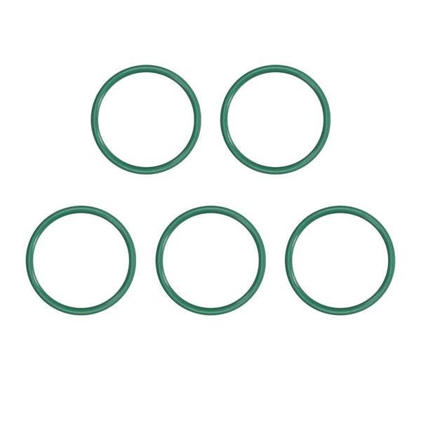 uxcell Fluorine Rubber O-Rings, FKM Seal Gasket for Machinery Plumbing, 32mm OD 27.2mm ID 2.4mm Width, Green, Pack of 5