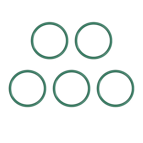 uxcell Fluorine Rubber O-Rings, 35mm OD 30.2mm ID 2.4mm Width FKM Seal Gasket for Machinery Plumbing, Green, 5