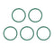 uxcell Fluorine Rubber O-Rings, 35mm OD 30.2mm ID 2.4mm Width FKM Seal Gasket for Machinery Plumbing, Green, 5