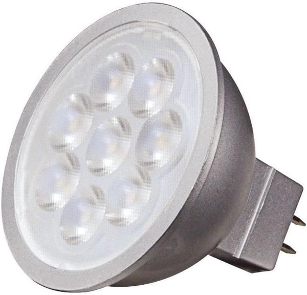 Satco S9496 6.5W LED MR16 LED 3000K 40' Beam Spread GU5.3 Base 12V Light Bulb by Satco