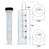 3 Pack 250ml Syringes with 55.1” Tube and 14G Needle 1.5”, Sterile Syringe with Cap for Scientific Labs