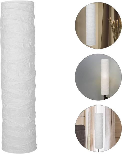 49.21In ABOOFAN Floor Lamp Shade Replacement Foldable Soft Paper Lampshade for Living Room Bedroom Office Modern