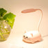soputry Mini Cat USB Lamp, Kawaii Desk Lamp with USB Charging Port,