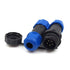 SD13 Waterproof 5 pin Power Cable Connector, LED Power Plug Socket, IP68 Industrial Electrical Cable Connector