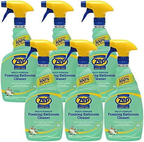 32 Oz. R53106 (6) Zep Home Pro Multi-Purpose Foaming Bathroom Cleaner - Fl. - - Pro Trusted Cleaning Power: Now