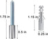 Hardware Set for House Numbers Screws, Modern Floating Address Numbers Mounting System Parts