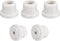 uxcell 5pcs 6.2mm Hole Dia Ceramic Insulator Bead Round Shaped for Heat Shrink Tubing Heating Wire