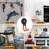 Large Heavy Duty Magnetic Hooks, 4 Pack Strong Magnet Hooks for Power Drill and Garage Tools