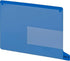 Smead End Tab Poly Out Guide, Two Pocket, Bottom Position Tab, Blue, Letter Size, 25 per Box (61951)