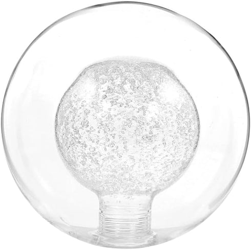 TEHAUX Globe Lamp Shade 3.93 Inch Frosted Glass Ceiling Light Shade Replacement