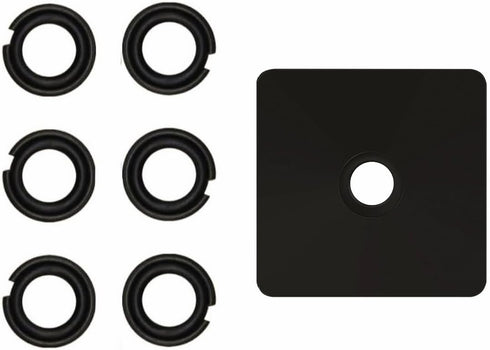 6 Sets 3/8" Retaining Ring Clip with O-Ring for Milwaukee Electric/Pneumatic Impact Wrench