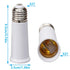 E26 Socket Extender, E26 to E26 Standard Medium Base, 3.7 inch Extension Socket Adapter, Light Bulb Socket Extension, Lamp Holder Adapter 3 Pack
