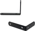 6 Reinforcement,64 100mm /2.5"*3.93" Woogim PCS L Shape Wall Shelf Brackets,Shelf Support Corner Bracket for Wooden