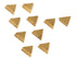 Accusize TPG22 Wiper Carbide Inserts, TiN Coated, T-Shape, 10 Pcs/Box