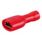 Baomain 0.187" Red Female Insulated Spade Wire Connector, Electrical Crimp Terminal 22-16 AWG (200PCS)