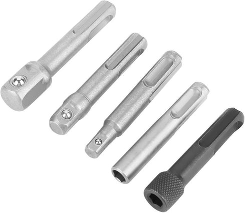 Fafeicy Socket Wrench Adapter, 3PC SDS Plus Steel Socket Adapter Electric Tool Accessories