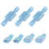 Glarks 100pcs 16-14 Gauge Fully Insulated Spade Nylon Quick Disconnect Electrical Connectors Assortment Kit