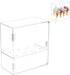 KVMORZE 8 Holes Ice Cream Cone Holder Stand, Acrylic Cabinet With Handle, Transparent
