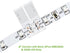 LightingWill 10pcs Pack Strip to Strip Solderless Snap Down 2Pin LED Strip Connector for 8mm Wide