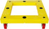 50698 300LBS 16"x16" Maxworks Square Furniture Dolly Moving Cart Appliance Roller, Yellow, Capacity