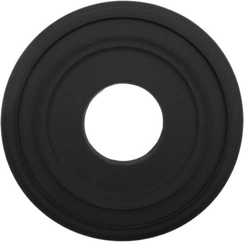 HEVSTIL Black Ceiling Medallion PU Ceiling Medallion for Light Fixtures Simple and