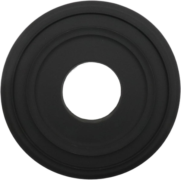 HEVSTIL Black Ceiling Medallion PU Ceiling Medallion for Light Fixtures Simple and