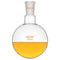 XCD Glass Flask, 500 ml Single Neck Borosilicate Round Bottom Heavy Wall Lab Boiling Flask with 24/40 Standard Taper