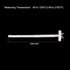 MECCANIXITY K Type Ceramic Kiln Furnace Probe Thermocouple Sensor for Muffle Furnace Oven, High Temperature -50 to 1300°C(-58 to 2372°F) 2x200mm