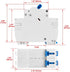 Miniature Circuit Breaker HSB6C 16Amp Current 2 Pole Type C 6kA Breaking Capacity Din Rail Mounting