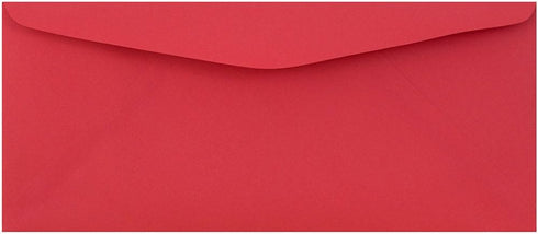 JAM PAPER #9 Business Colored Envelopes - 3 7/8 x 8 7/8, Red Recycled, 50/Pack