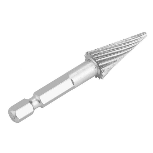 Rotary Burr Set 5pcs High Speed Steel 1/4inch Hex Shank Tools for Carving, Shaping, and Edge Removal