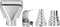 4Pcs Heat G Air Nozzles Electric Kit Accessories for Heat G Tools Industrial Shrink Wrap