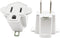 YOELVN 3 Prong to 2 Prong Adapter, 3-2 Prong Grounding Outlet Converter, Portable Fireproof Wall Outlet Plug Adapter, 2
