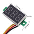 5pcs Mini Digital DC Voltmeter 0.36 Inch 3-Wire DC 0-100V LED Voltage Tester Meter 5 Colours,Voltmeter