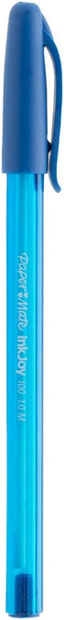 Paper Mate InkJoy 100ST Ballpoint Stick Pens, Medium Point, Blue Ink, 18 Count by Paper Mate