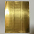 M01200 30pc Gold Foil Adhesive Labels Printable 1 Sheet 3/4" x 2