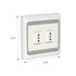 AC506-01 3 AC120 60HZ Rollerhouses Position ON/Off/ON Rocker Switch White Double Manual Wall Mounted Switch DPDT Work