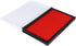 ExcelMark Rubber Stamp Ink Pad - Extra Large 4-1/4" by 7-1/4” (Red)