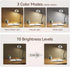 LED Desk Lamp Clip on Light with 3 Color Modes 10 Brightness Ring/Clamp Light 360 Flexible Gooseneck Dimmable Eye Protection Desk Light Desk Lamps for Home Office with Video Tutorials by GARMESE