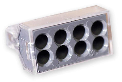 WAGO 773-168 8 Conductor Wall Nuts, Box of 50