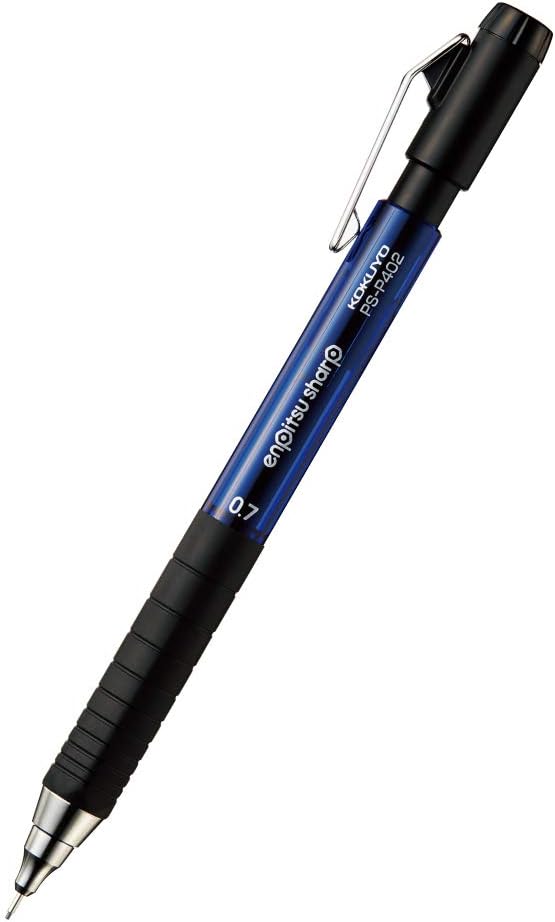 Kokuyo Enpitsu Sharp Type M Mechanical Pencil, 0.7mm, Rubber Grip (PS-P402B-1P)