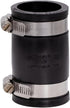 Fernco 1056-125 1-1/4-in. Flexible PVC Pipe Coupling for Cast Iron and Plastic Plumbing Connections, 2-Pack by Fernco