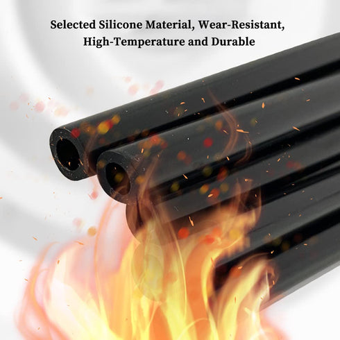 3/16" 3/16" 5/16" 25 ID Silicon Tubing, JoyTube Food Grade Silicon Tubing ID x OD Feet High Temp Pure Silicone Hose