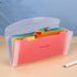 KALLORY Small Accordion File Folder, Mini Expanding File Holder, 7 Pockets Document Organizer with Tabs for Classroom