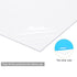 MECCANIXITY 4 Pcs ABS Plastic Sheet 36 Inch x 12 Inch x 0.06 Inch White Styrene Sheets for DIY Crafts Model Building