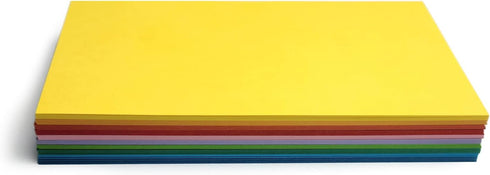 PPAPPAPPIYO Multi Set of 100 Color Blank Index Cards, 120gsm (3x5)