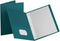 Oxford Two-Pocket Portfolios w/3-Tang Fasteners, Teal, Letter Size, 25 per Box, (57755EE) by Oxford